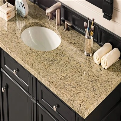 Yellow Granite Bathroom Countertop